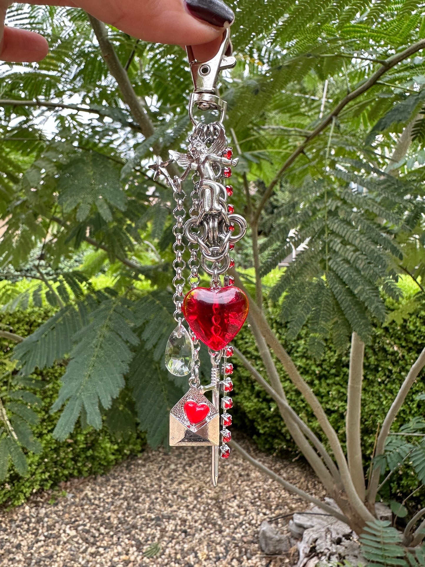 Love letter key/bag dangle