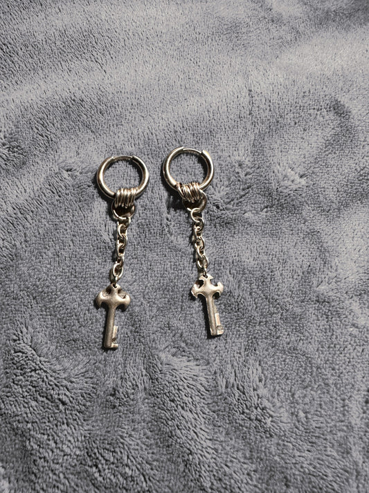 Small hoop earrings